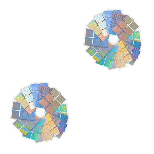Vogacara 26 hojas de pegatinas de plantilla para decoración de uñas, conjunto de pegatinas de plantilla para mujeres principiantes, plantillas de 8.8x6.8x5.8cm 2piezas Vogacara CBP582263