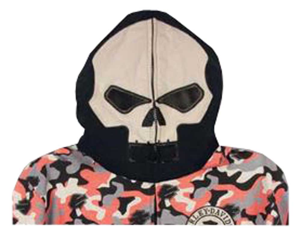 Download Harley Davidson Size 6 Little Boys Skull Face Mask Allover Print Hoodie 6 6581682 Walmart Com Walmart Com PSD Mockup Templates