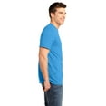 thumbnail image 3 of District Young Mens Very Important Tee-XL (Heathered Bright Turquoise), 3 of 6