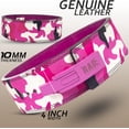 thumbnail image 2 of Rad Ultimate Weight Lifting Lever Belt, Adjustable, Genuine Leather, Pink Camo, Medium, 2 of 5