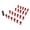 Red, variant on M Buder 22 Pieces Tapered Lug Nuts Set with Nut Sleeve Key, Universal Alloy Steel Forged Lock Nut Replacement for TOYOTA Focus Mondeo Cruze Kopaqi, Titanium M12x1.5 Thread Size, 1.89 inches / 48 mm