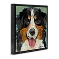 thumbnail image 3 of Stupell Industries Bernese Mountain Dog Collage Animals & Insects Painting Black Floater Framed Canvas Art Print Wall Art, 25 x 25, 3 of 9