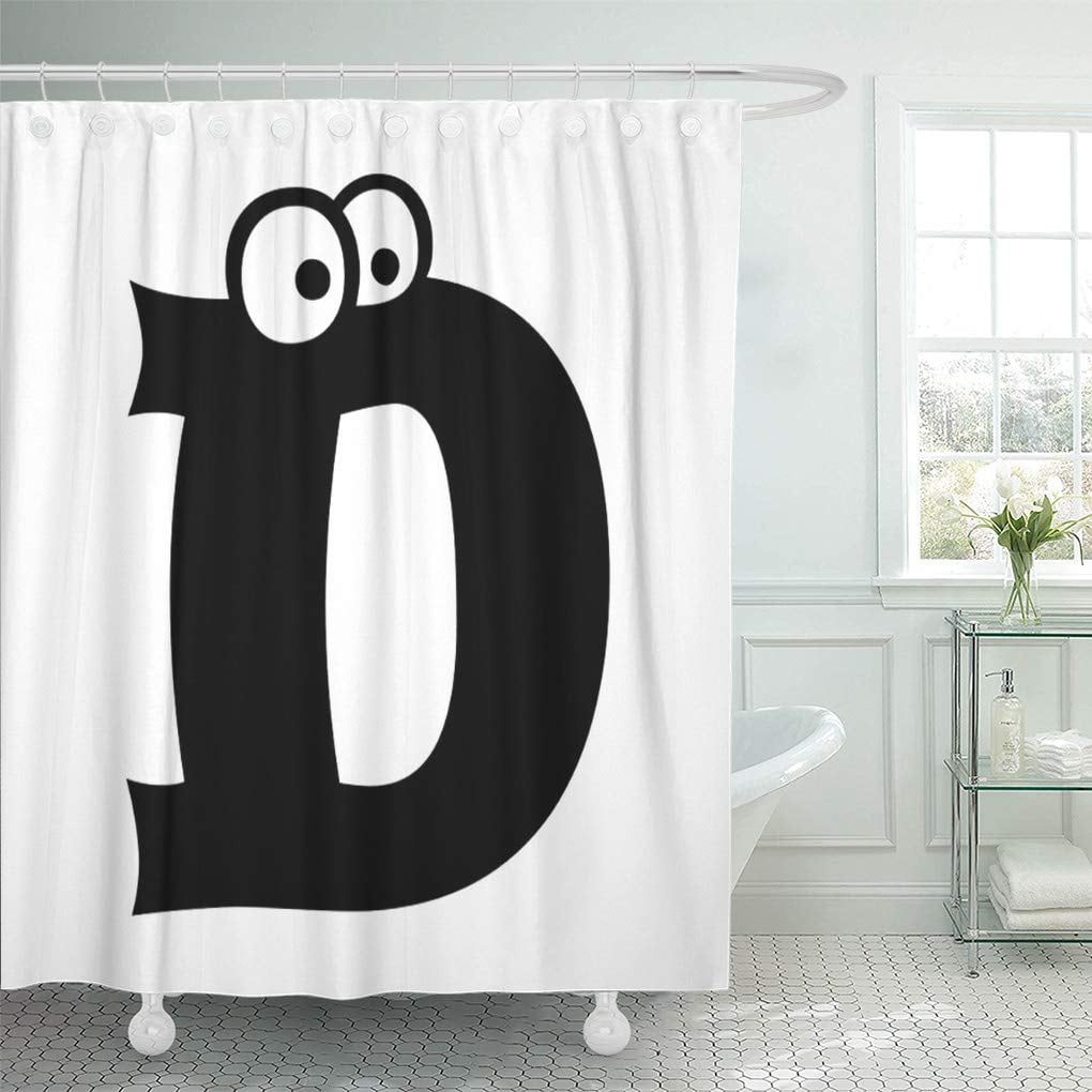 monogrammed shower curtain