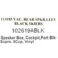 thumbnail image 5 of Supra Boat Speaker Box Panel 113185 | Black Plastic Faux Leather Vinyl, 5 of 5