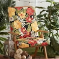 thumbnail image 6 of Greendale Home Fashions Outdoor High Back Chair Pad, Aloha Black, 6 of 6