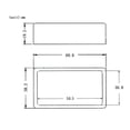 thumbnail image 2 of 2 Pcs Electric Guitar Metal Humbucker Pickup Mounting Rings Pickup Ring, 2 of 7