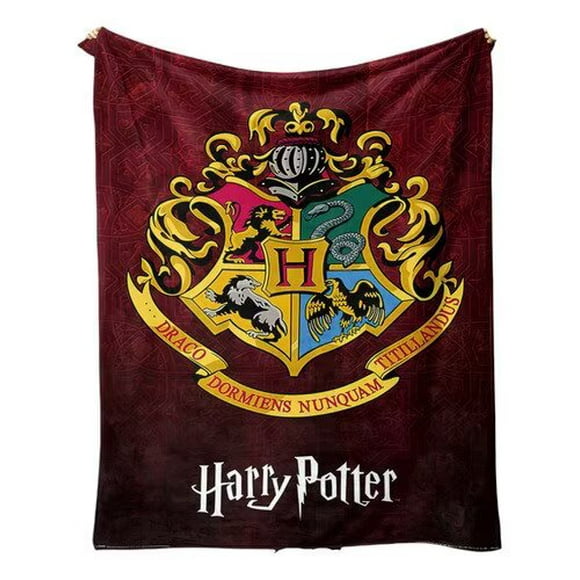 Manta SANMU de franela con el logotipo de Harry Potter College Premier
