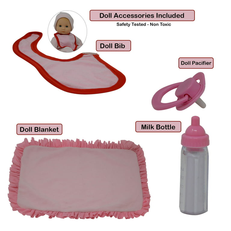 The New York Doll Collection Mask and Face-Shield for Doll Fits 14, 16 &  18 Dolls