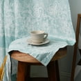 thumbnail image 5 of Home Soft Things Printed Microfiber Curtain - Emma 2 Piece Set - Teal - 60" x 96", 5 of 8