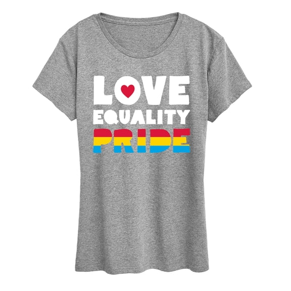 Instant Message - Love Equality Pride Short Sleeve Graphic T-Shirt