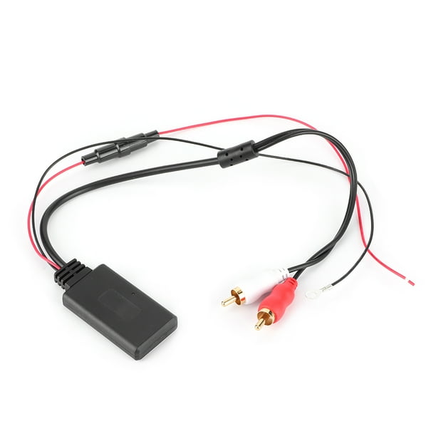 Receptor de Audio Bluetooth, módulo receptor AUX Bluetooth universal Adaptador Bluetooth portátil inalámbrico 2 Adaptador AUX-IN RCA para Audio de automóvil Ecomeon no