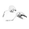 thumbnail image 3 of Motor Genic Rear View Mirrors Pair Chrome For Harley Road Street Glide Softail XL883 1200, 3 of 18