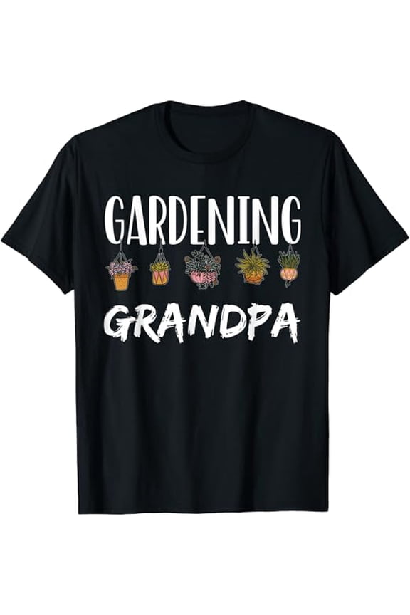 Pre-Owned Gardening Grandpa Job Garden Plant Gardener Granddad T-Shirt