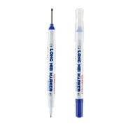 WIFKLSIIPG 1ml Long Head Deep Hole Marker Pens Long Nib Marker Set Pr Ofessional Construction Markers Scriber Marking Tools Double Head Per Manent Markers Marker Pens for Metal Carpenters