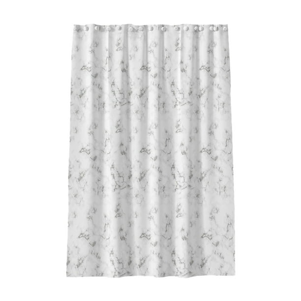Cortina De Ducha De Tela Estampada, Cortina De Ducha Impermeable Gruesa Con Gancho