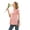 Pink, variant on Women's Maternity Shirts Short Sleeve Pregnancy Tops Blouses Split Side Casual Crewneck Pregnant Tunic Tee