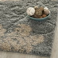 thumbnail image 2 of Safavieh Florida Shag Collection SG458-8013 Grey and Beige Area Rug (6' x 9'), 2 of 4