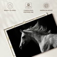 thumbnail image 6 of Elephant Stock Arabian Horse Wall Art - Horizontal Canvas Wall Art - Living Room Wall Decor - Photography Animal Canvas - Black And White Decor - 51" x 34", 6 of 8