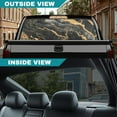 thumbnail image 5 of SEANATIVE Truck Rear Window Decal for Pickup Trucks 66.9 x 22.4 Inch Perforated Vinyl Sticker See Through Graphic Film Automotive Decals Car Accessories Decor, Marble Gold Black, 5 of 7