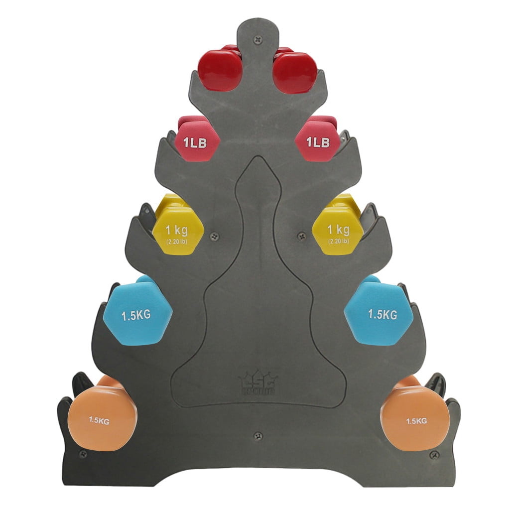 Yatlte 5-Tier Dumbbell Rack Only Weight Racks For Free Weights Dumbbell Tower (No Dumbbells Rack Only)