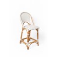 thumbnail image 7 of Classic Rattan Counter Stool High Back Adjustable Seat Counter Height Handmade Manau Rattan Bar Stool 300 lb Capacity, 7 of 7