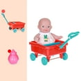 thumbnail image 4 of KOYPTL 6 Inch Mini Reborn Baby Doll Toy Set For Toddlers 1-3,Newborn Dolls Collection Includes Baby Doll And Cart,Play House Simulation Dolls Christmas Birthday Gift For Kids Boys Girls 3 4 5+, 4 of 6