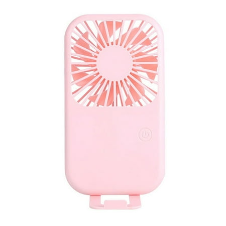 

YIMIAO Handheld Fan with Phone Holder Low Noise Three Speeds Adjustable Cute Cooler Cooling Rechargeable Mini USB Fan Portable Cooling Fan Creative Gift