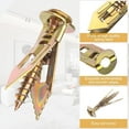 thumbnail image 5 of Arshipscho Self Drilling Anchors (100pc) – Heavy Duty Metal Drywall Anchors with Zinc Plated Self Tapping Screws Kit, 5 of 7
