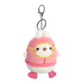 thumbnail image 3 of Aurora - Mini Pink Molang - 4" Scuba Molang Clip-On - Playful Stuffed Animal, 3 of 4