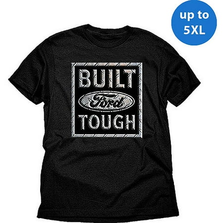 Ford trucks built tough chrome Big Men's Graphic Tee Shirt
