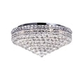 thumbnail image 2 of CWI Lighting Luminous 12 Light Flush Mount With Chrome Finish, 2 of 5