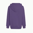 thumbnail image 4 of Towmus Oversized Zip Up Hoodie for Women Lightweight Plus Size Basic Zipper Hooded Sweatshirt Coat Y2K Jacket, 4 of 6