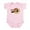 Petal Pink, variant on - Happy Yule Body Suit - Baby Light Bodysuit, Size Newborn - 24 Months