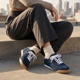 thumbnail image 4 of Cushionaire Topcat 100% Genuine Leather Suede Sneakers for Women, Lightweight Everyday Casual Womens Shoes with Retro Style and Cushioned Comfort, 4 of 20