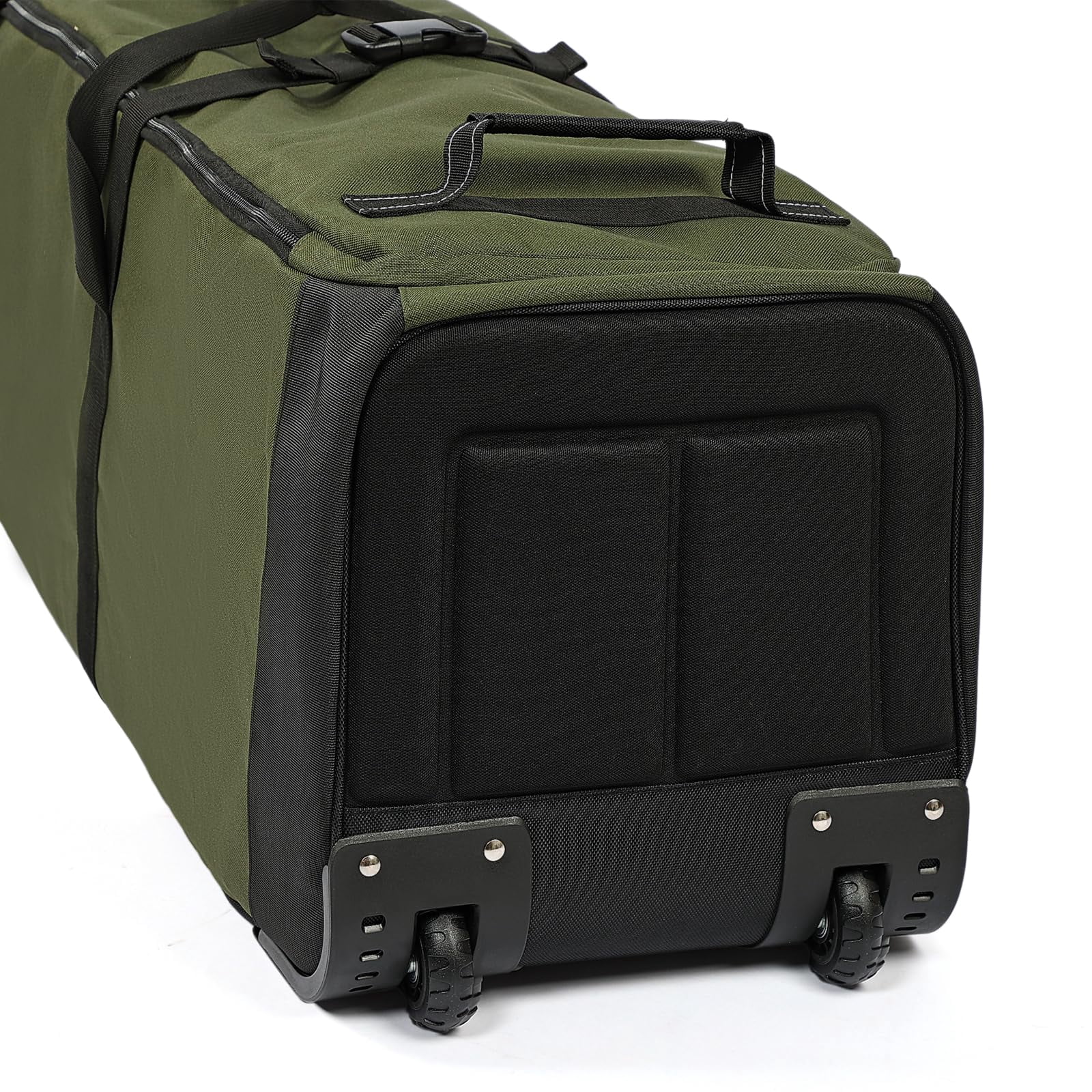 Golf Travel Bag  Full-open Protective & Wheeled Airline-approved Case For Clubs Cart&standbag Soft-sided Waterproof Cover Made Of Heavy Duty Oxford