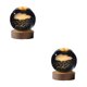 thumbnail image 2 of Lámpara LED de madera y resina Inteprter Bola romántica Luz nocturna Oficina Type6 NO6, 2 of 6