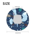 thumbnail image 6 of Kdxio Alpaca Astronaut in Space Print Shower Cap for Women,Elastic and Reusable,Double Waterproof Layers Bathing Hat, 6 of 9