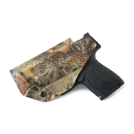 Concealment Express: KING'S CAMO Woodland Shadow KYDEX IWB Gun Holster (Right, S&W J-Frame