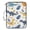 Cartoon Dinosaur and Leaf, variant on Haosy Accordion File Organizer Zipper Binder 500 Sheet 6-Tab Expanding File Folder Multi-Pocket 1.2 Inch 3 Ring Watercolor Jellyfish
