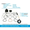 thumbnail image 2 of Quicksilver 96148A8 Water Pump Repair Kit for Outboard and Sterndrive, Mercury and Mariner 65hp (4-Cylinder) Through V6 Outboards w/ Short-Vane Impellers, 2 of 4
