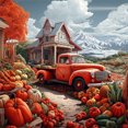 thumbnail image 1 of Kit Pintura Por Números Sobre Lienzo Arte Al Óleo Artesanal Imagen Coche Pared Del 40x40cm, 1 of 9