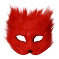 thumbnail image 2 of Máscara de media cara para disfraces | Accesorio de disfraz de Halloween para hombres y mujeres | Accesorios para fiestas de disfraces | Cubrebocas de plástico para eventos temáticos y cosplay, 2 of 3