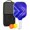 White-2, variant on Pickleball Paddles Set Of 1, Fiberglass Surface, Speed, Lightning, Thunder Print, 1 Paddle, 2 Balls & Bag