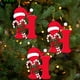thumbnail image 4 of Colgante de árbol de Navidad de acrílico 2D con letras | Juego de 26 adornos con iniciales del alfabeto para decoración navideña, 4 of 6