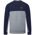 thumbnail image 2 of Men's Levelwear Deep Sea Blue/Gray Seattle Kraken Legacy Pullover Sweatshirt, 2 of 3