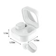 thumbnail image 3 of Earphone wireless, maho Wireless Earbuds Mini Ear Buds Bluetooth Headphones 5.3 Light-Weight Earphones With Microphone, White, Up To 60% Off, 3 of 7
