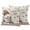 brown, variant on Orange Green Pumpkins Fall Outdoor Pillow Covers 16"x16" Set of 2,Waterproof Throw Pillow Covers for Patio Furniture,Thanksgiving Botanical Vintage Decorative Cushion Pillowcases for Garden Sofa