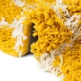 thumbnail image 6 of Unique Loom Trellis Shag Collection Area Rug - Ruth (4' Square Yellow/Ivory), 6 of 9
