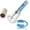 Azure Blue, variant on Wine Ziz Amazingly Simple Wine Opener with Foil Cutter Gift Set for Wine Lovers