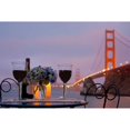 thumbnail image 3 of Blaustein, Alan 14x11 Black Modern Framed Museum Art Print Titled - Dream Cafe Golden Gate Bridge - 41, 3 of 5